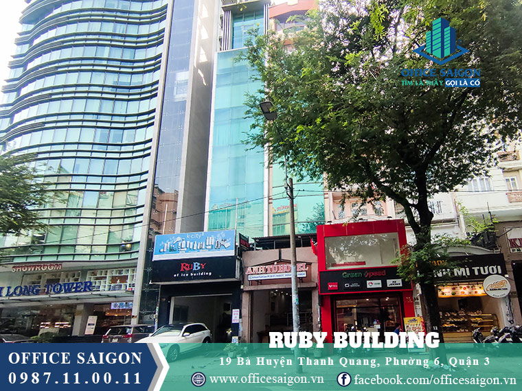 Văn phòng cho thuê tại tòa nhà Ruby Building quận 3