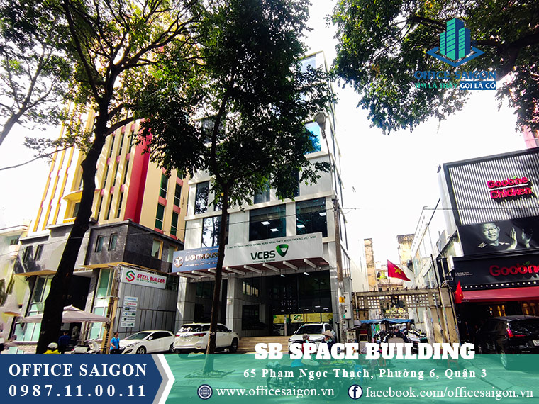 Văn phòng cho thuê toà nhà SB Space Building Quận 3