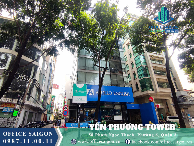 Văn phòng cho thuê tại tòa nhà Yến Phương Tower quận 3
