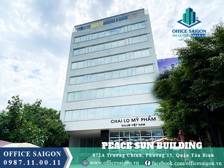 Cao ốc văn phòng cho thuê Peace Sun quận Tân Bình