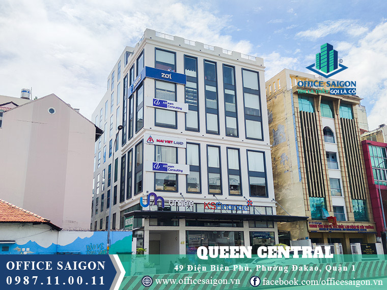 Cao ốc văn phòng cho thuê Queen Central quận 1