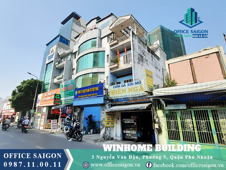 Văn phòng cho thuê tại toà nhà Win Home Nguyễn Văn Đậu Quận Phú Nhuận