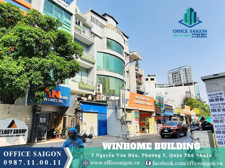 Văn phòng cho thuê toà nhà Win Home Nguyễn Văn Đậu Quận Phú Nhuận