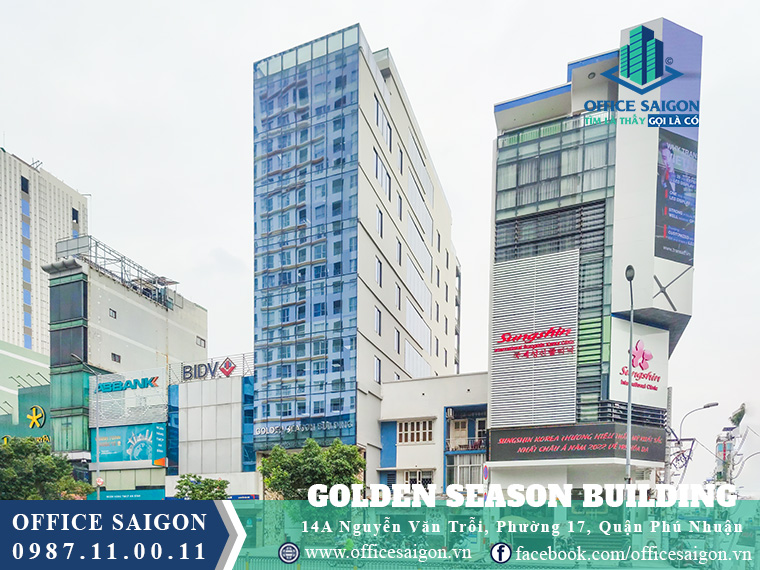 Cao ốc văn phòng cho thuê toà nhà Golden Season Building Quận Phú Nhuận