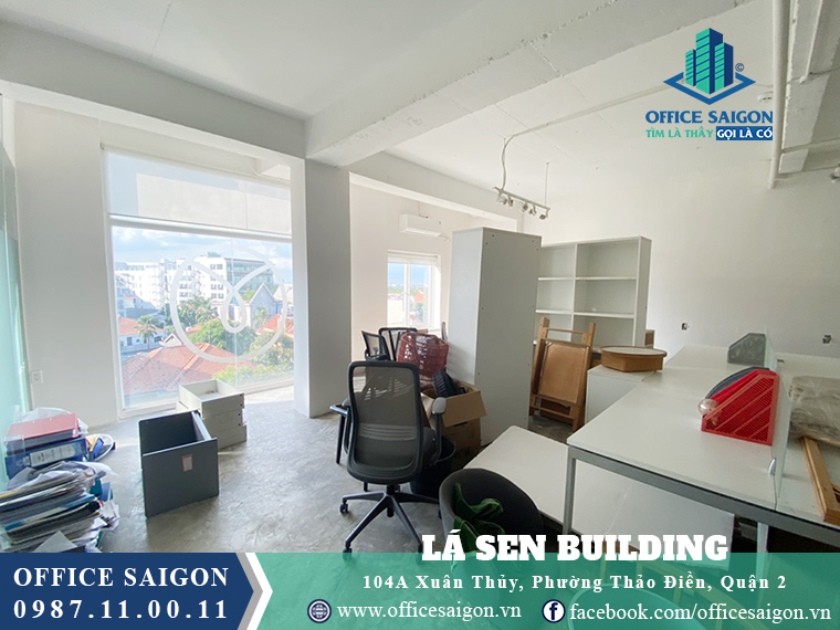 Diện tích trống giá tốt tại văn phòng cho thuê toà nhà Lá Sen 2 Building Quận 2