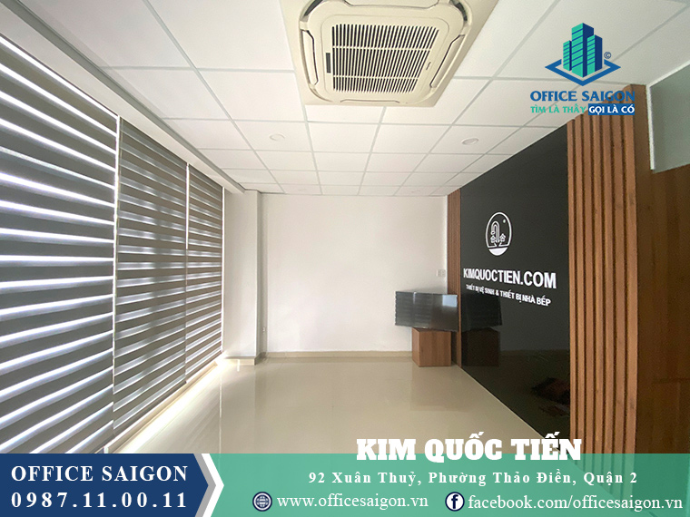 Sàn trống cho thuê tại toà nhà Kim Quốc Tiến Building Quận 2