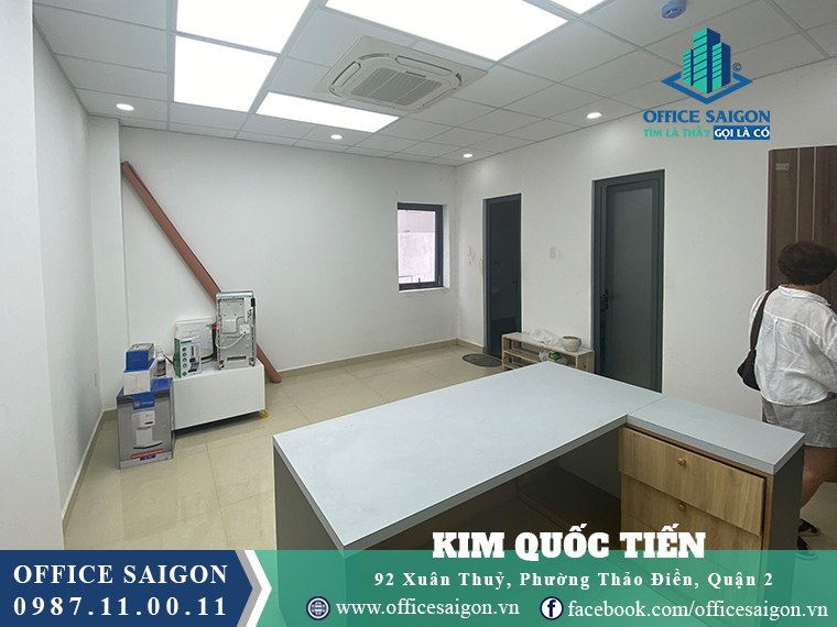 Sàn trống giá tốt tại toà nhà Kim Quốc Tiến Building Quận 2