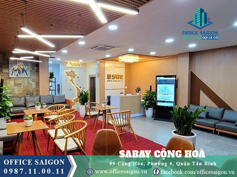 Sàn trống toà nhà giá tốt toà nhà văn phòng cho thuê Sabay Cộng Hoà Quận Tân Bình