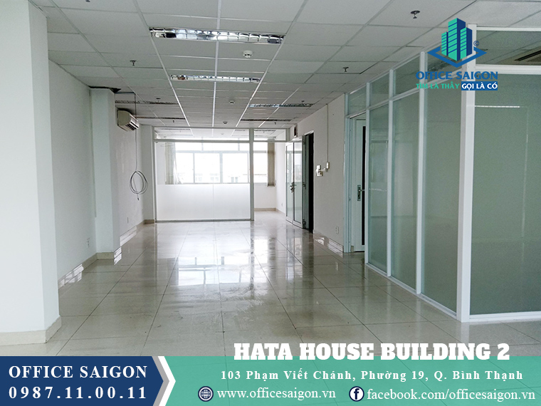 Mặt bằng giá tốt tại văn phòng cho thuê toà nhà Hata House 2 Quận Bình Thạnh