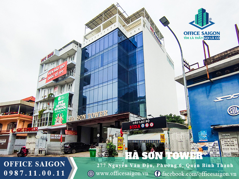 Cao ốc toà nhà văn phòng cho thuê Hà Sơn Tower Quận Bình Thạnh