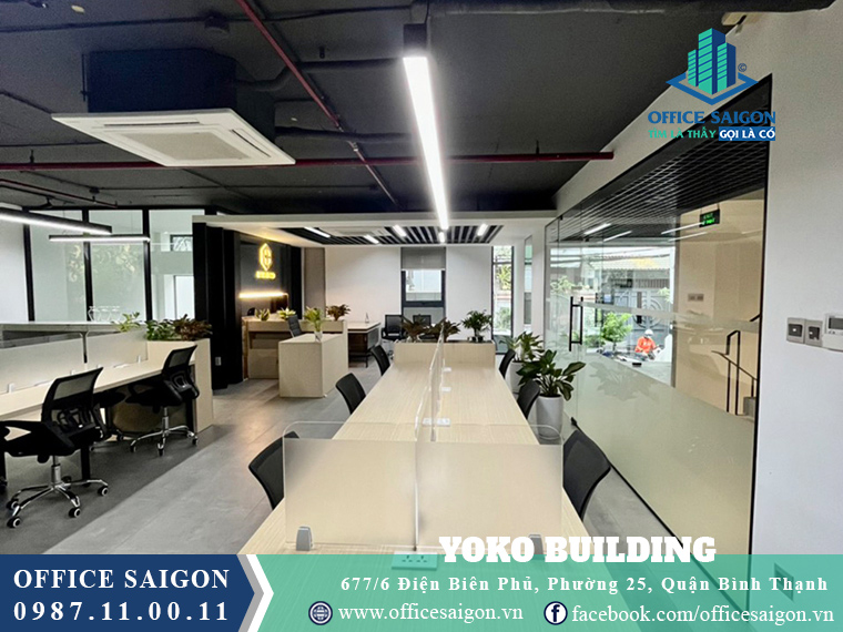 Hỗ trợ cho thuê văn phòng Yoko Building quận Bình Thạnh