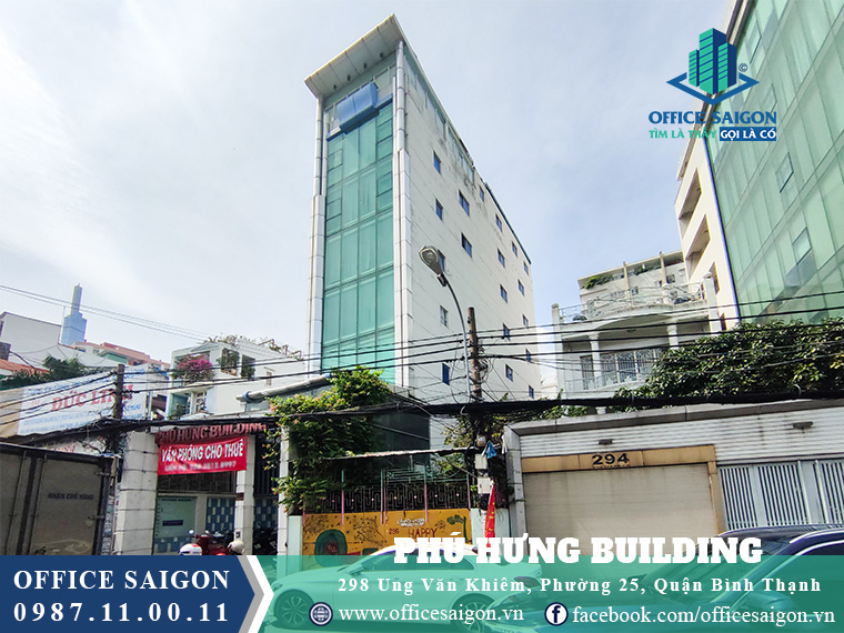 Cao ốc văn phòng cho thuê Phú Hưng Building Quận Bình Thạnh