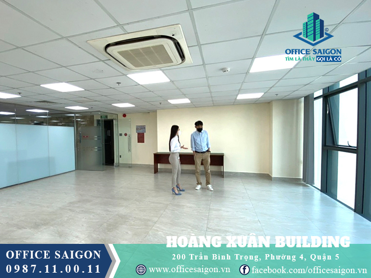 Diện tích 70m2 tầng 3 toà nhà văn phòng cho thuê Hoàng Xuân Quận 5