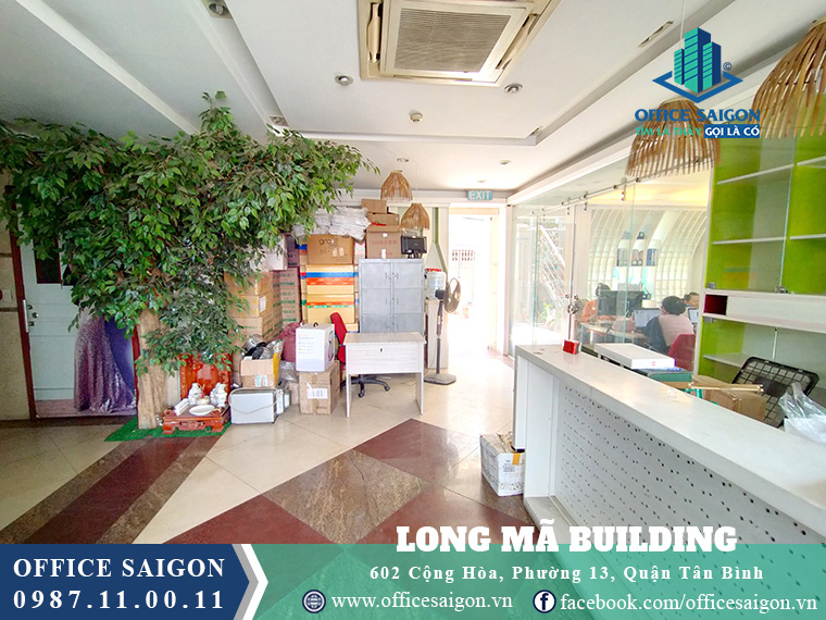 Tầng trệt tài toà nhà Long Mã Building Quận Tân Bình