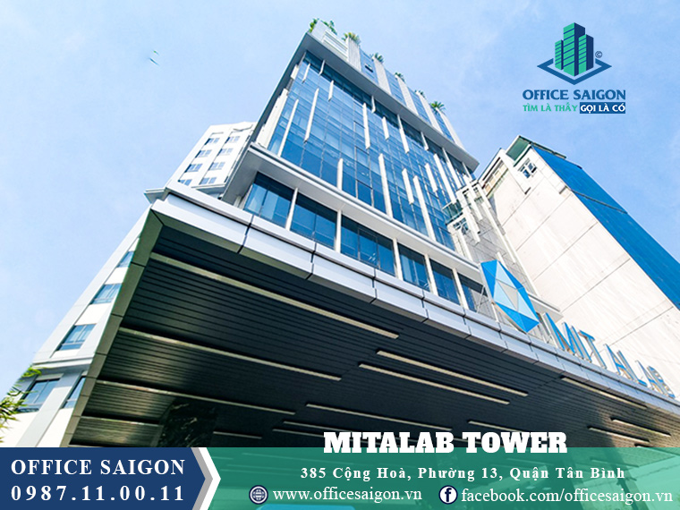 Toà nhà Mitalab Tower văn phòng cho thuê Quận Tân Bình