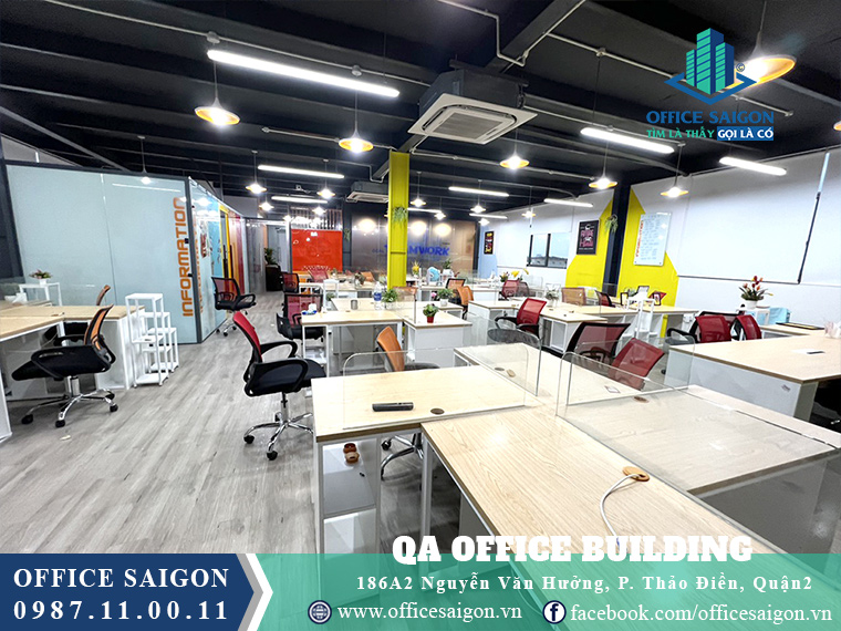 Sàn đang cho thuê toà nhà QA Office Quận 2