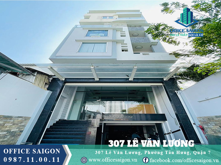 Vị trí tòa nhà 307 Lê Văn Lương