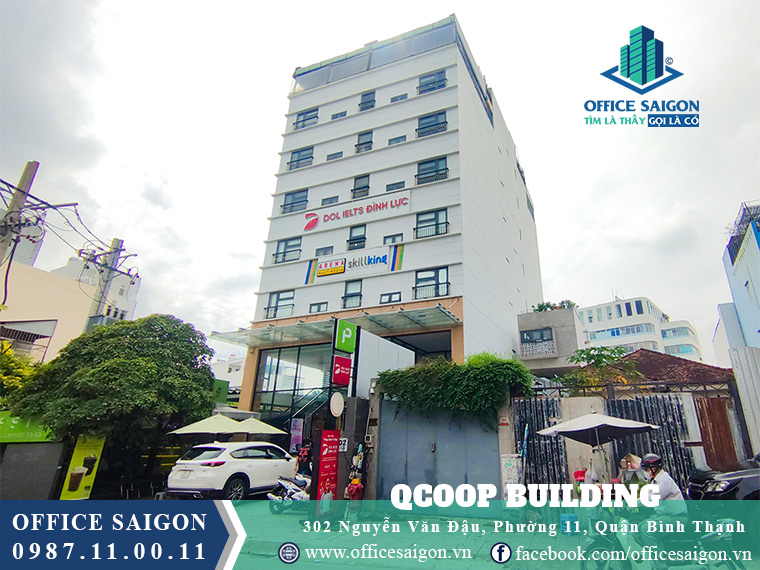 Toà nhà Qcoop building văn phòng cho thuê quận Bình Thạnh