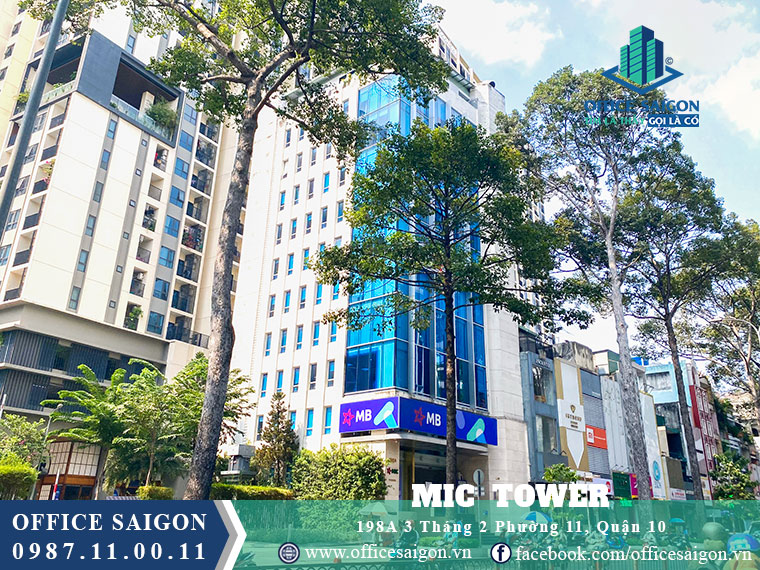 Toà nhà Mic Tower văn phòng cho thuê Quận 10