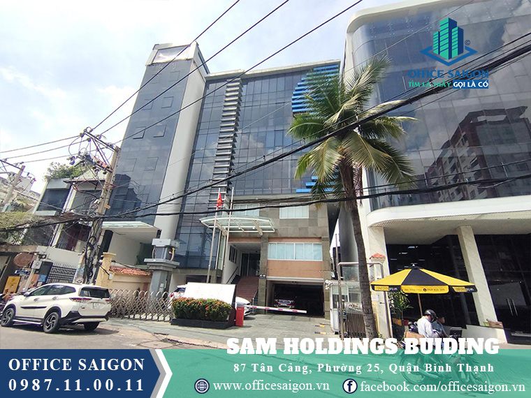Toà nhà Sam Holdings building văn phòng cho thuê quận Bình Thạnh