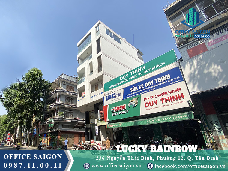 Văn phòng cho thuê toà nhà Lucky Rainbow quận Tân Bình