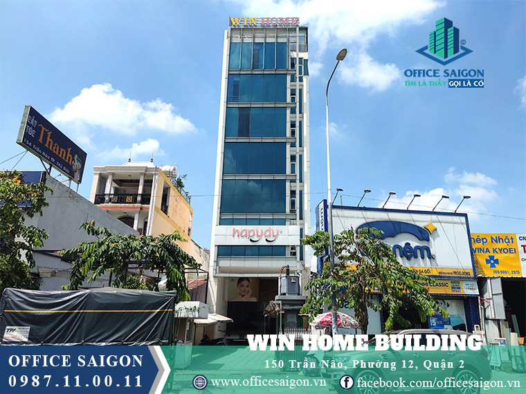 Vị trí tòa nhà Win Home 150 Trần Não
