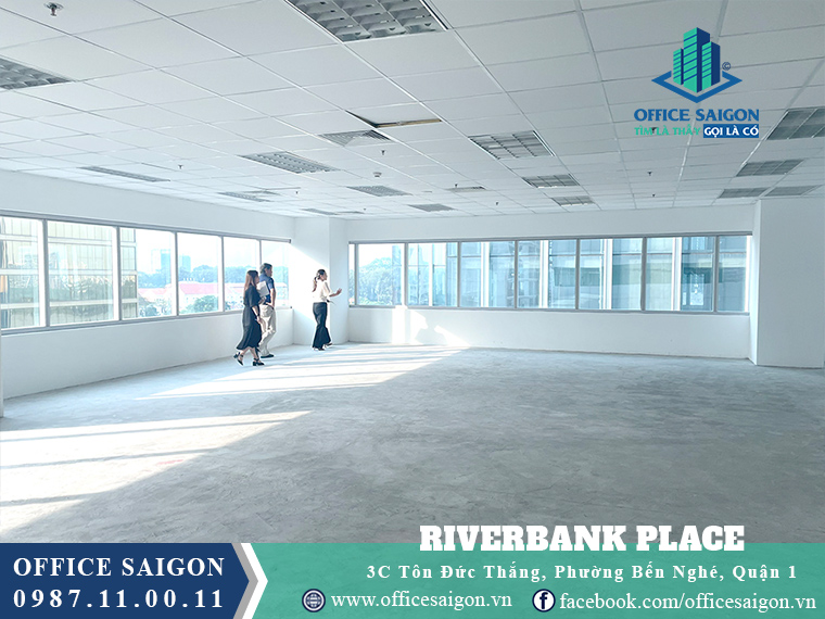 Office Saigon hỗ trợ xem sàn toà nhà văn phòng cho thuê Riverbank Place quận 1