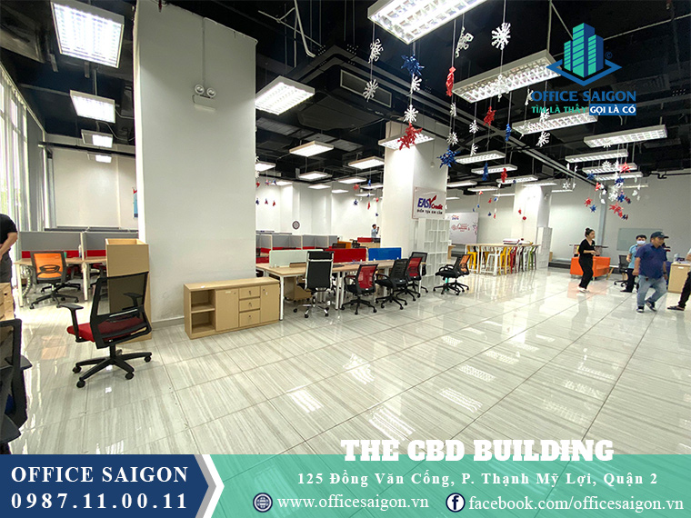 Sàn trống giá tốt văn phòng cho thuê toà nhà The CBD Building quận 2