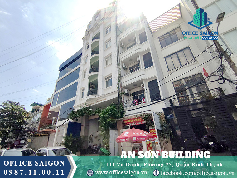 toà nhà văn phòng cho thuê An Sơn 2 Building quận Bình Thạnh