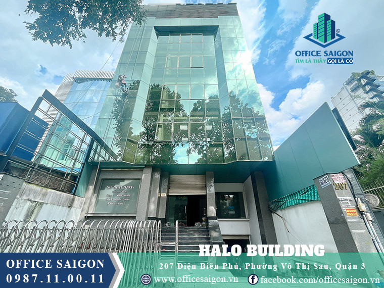 Tòa nhà cho thuê văn phòng Halo building 207 Điện Biên Phủ quận 3