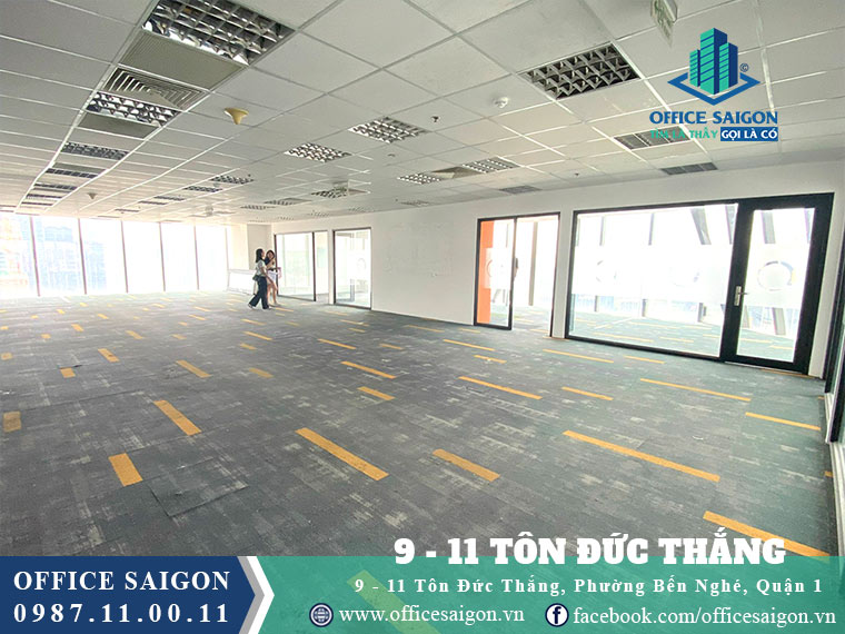 View mặt bằng tại 9-11 Tôn Đức Thắng văn phòng cho thuê quận 1