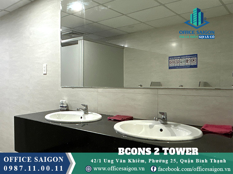 Toilet tòa nhà Bcons 2 tower quận Bình Thạnh