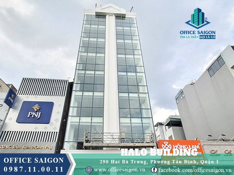 Tòa nhà cho thuê văn phòng Halo Building Hai Bà Trưng quận 1