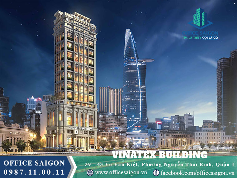 Toà nhà Vinatex Building văn phòng cho thuê quận 1