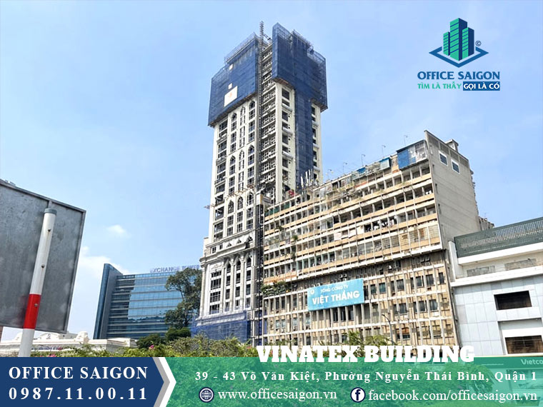 Văn phòng cho thuê toà nhà Vinatex Building quận 1 Tower Quận 1