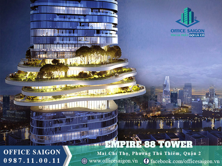 View Empire 88 tower đường Mai Chí Thọ