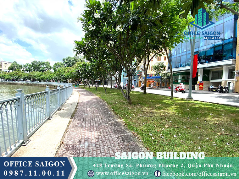 View toà nhà Saigon Building Trường Sa