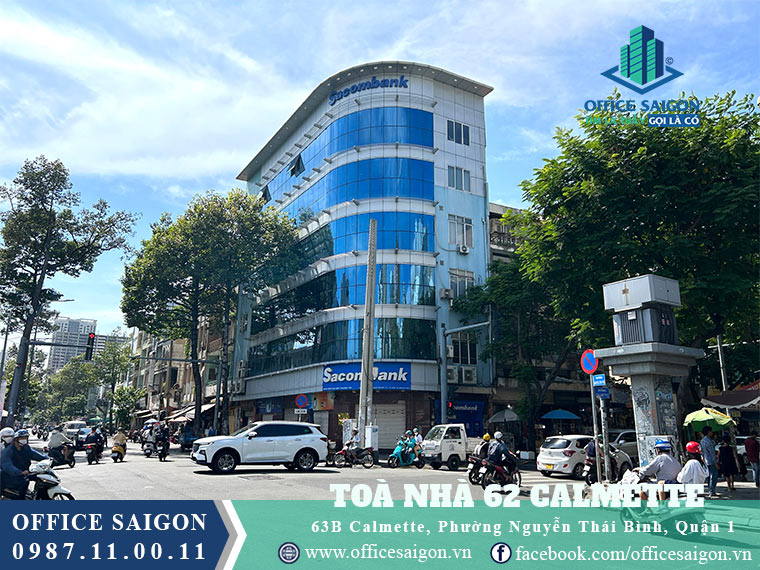 văn phòng cho thuê tại tòa nhà 63B Calmette building