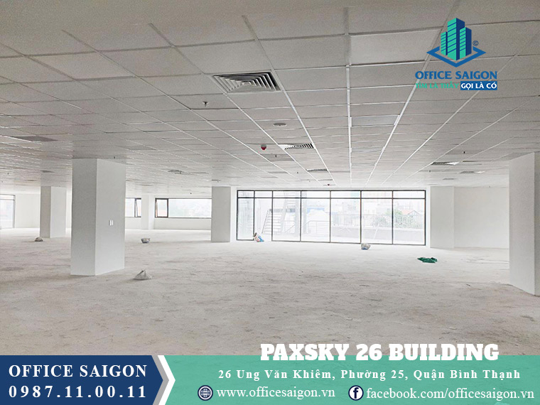 Mặt bằng tại toà nhà Paxsky 26 Building quận Bình Thạnh