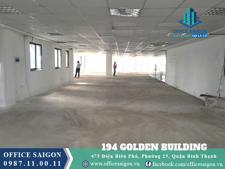 Sàn trống 194 Golden building đường Điện Biên Phủ