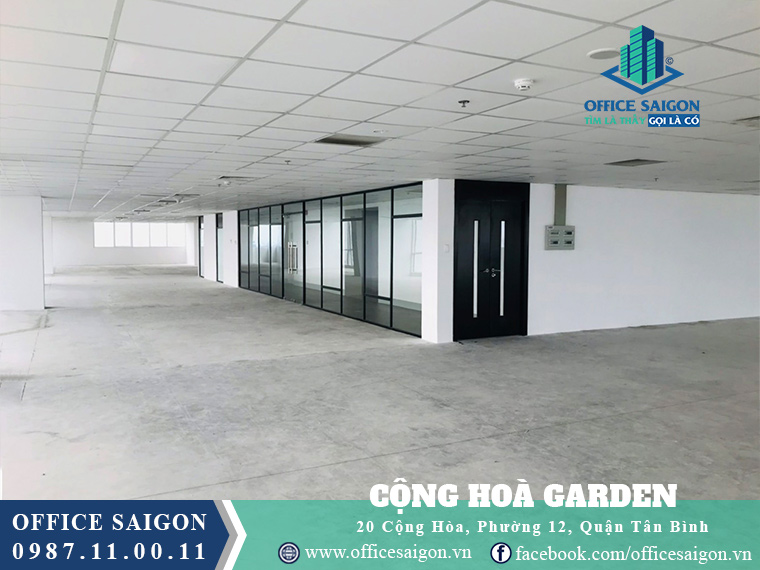 Mặt bằng toà nhà Cộng Hòa Garden quận Tân Bình