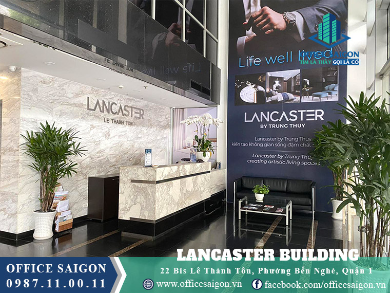 Lễ tân văn phòng cho thuê tại The Lancaster building giá tốt nhất quận 1