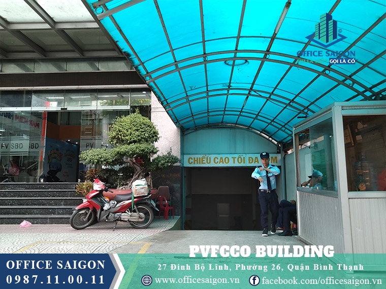 Lối vào hầm toà nhà PVFCCO Building