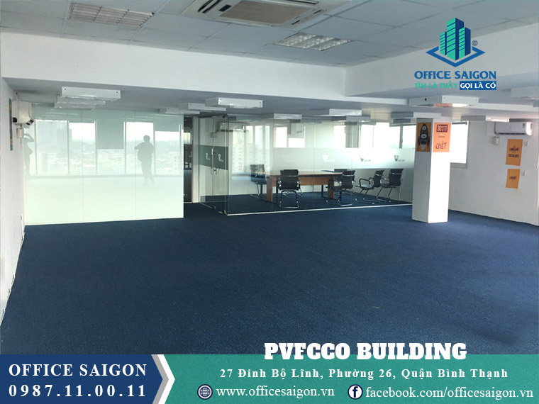 Sàn trống toà nhà PVFCCO Building quận Bình Thạnh