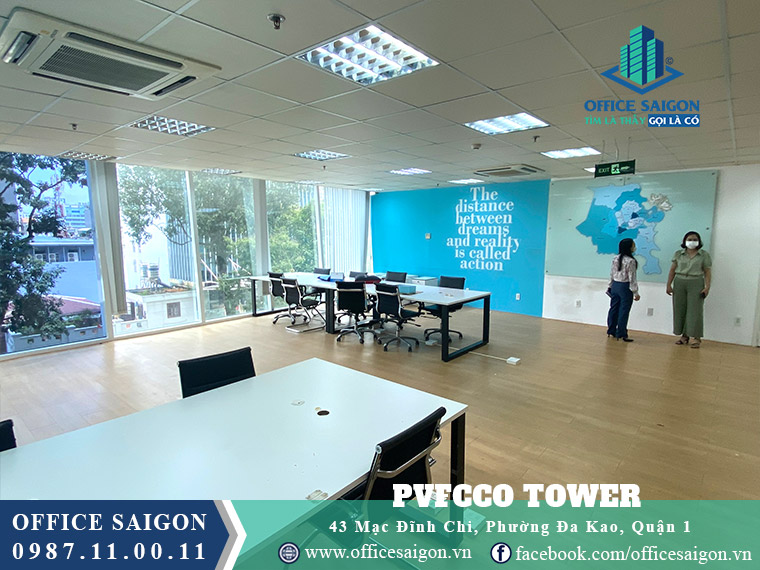 Diện tích cho thuê  tòa nhà PVFCco Tower đường Mạc Đỉnh Chi
