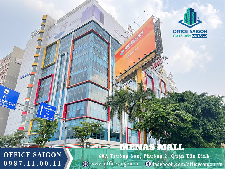 Tổng quan phía ngoài tòa nhà Menas Mall