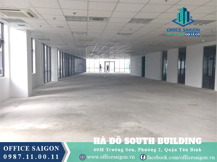 Mặt bằng cho thuê toà nhà Hà Đô South Building quận Tân Bình