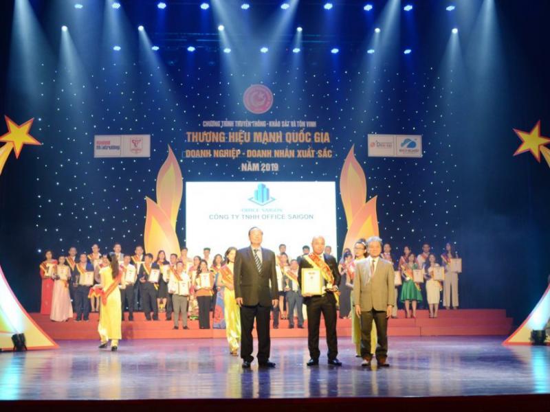 Office Saigon vinh dự trong Top 10 thương hiệu mạnh quốc gia năm 2019