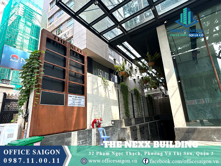 Bảng tên công ty tại The Nexx Building quận 3