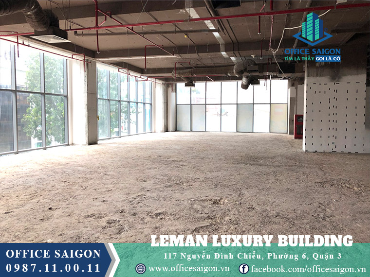Diện tích cho thuê toà nhà Leman Luxury Building